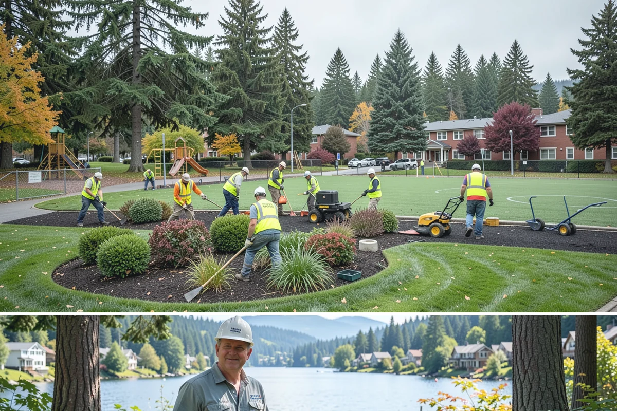 Pole Base Cleaning in Milton, King County, WA - Cleaning is well-suited to spring and summer, and after winter to remove accumulated de-icing residue.