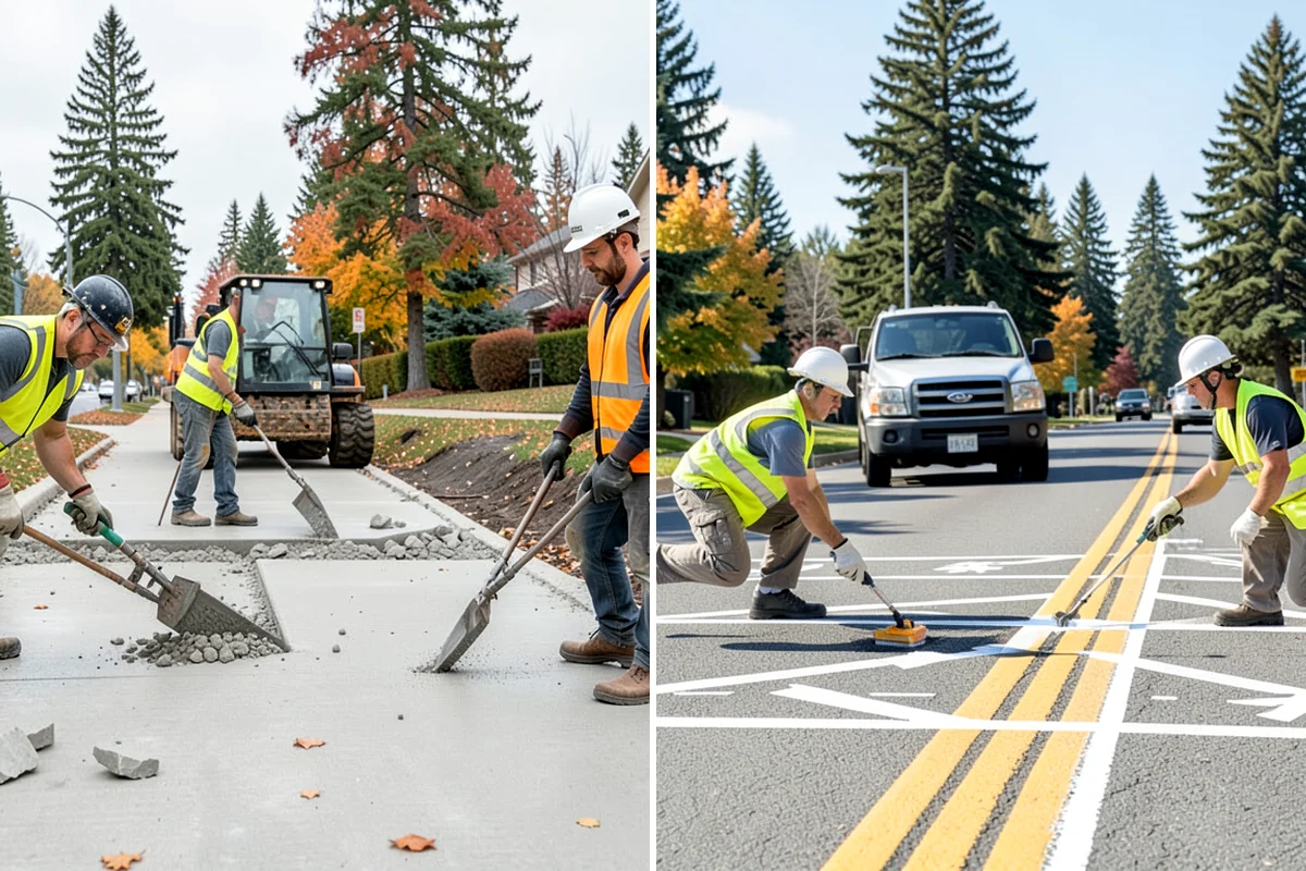 Pole Base Cleaning in Pacific, King County, WA - Clear vegetation and debris from around each base