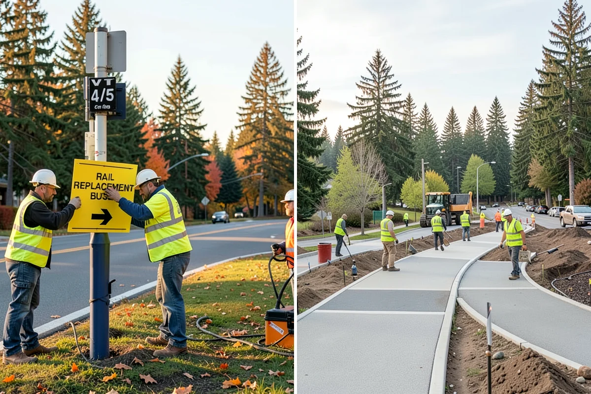 Pole Base Cleaning in Puyallup, Pierce County, WA - Clear vegetation and debris from around each base