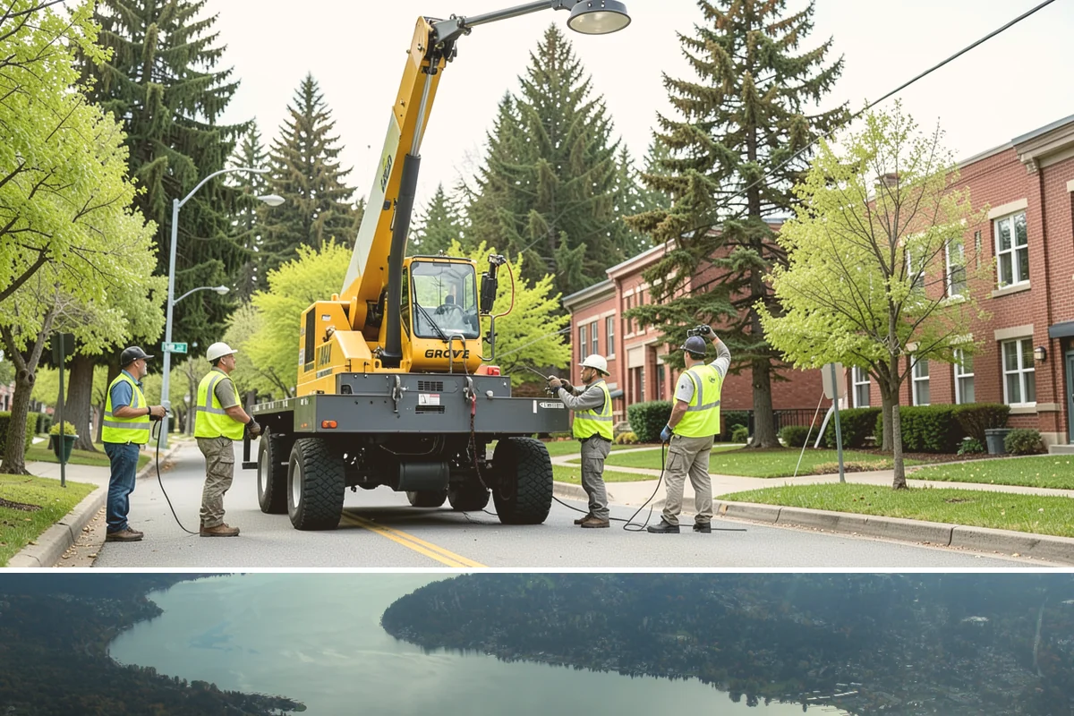 Pole Base Cleaning in Sammamish, King County, WA - Cleaning is well-suited to spring and summer, and after winter to remove accumulated de-icing residue.