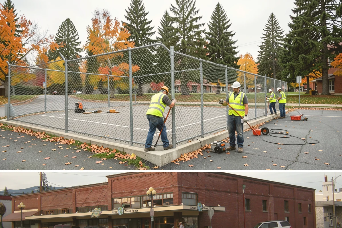 Pole Base Cleaning in Sedro-Woolley, Skagit County, WA - Cleaning is well-suited to spring and summer, and after winter to remove accumulated de-icing residue.
