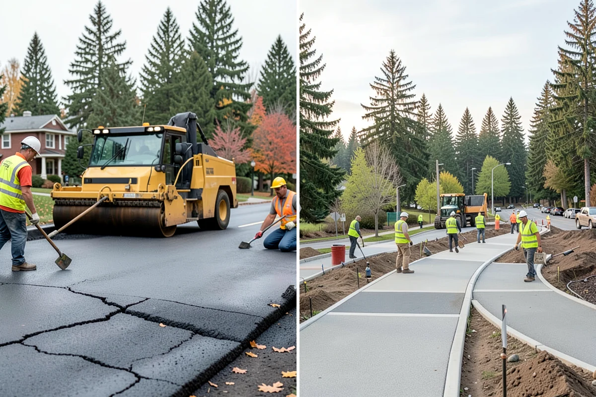 Pole Base Cleaning in Shoreline, King County, WA - Clear vegetation and debris from around each base