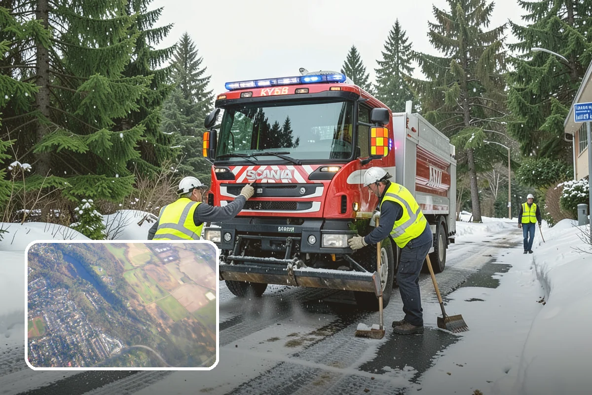 Port Facility Grounds Maintenance in Algona, King County, WA - Crews prepared for credentialed and secured port zones