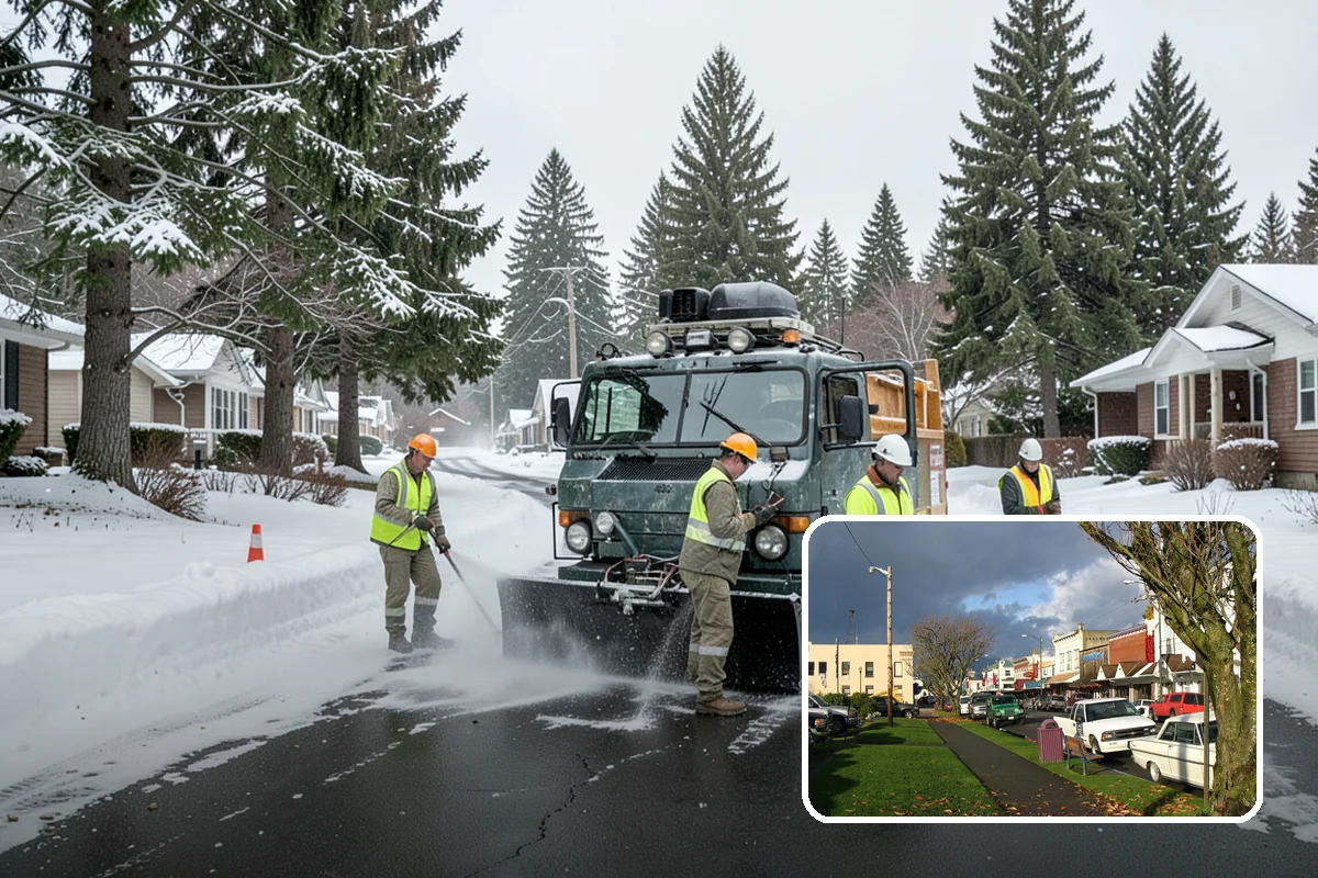 Port Facility Grounds Maintenance in Arlington, Snohomish County, WA - Crews prepared for credentialed and secured port zones