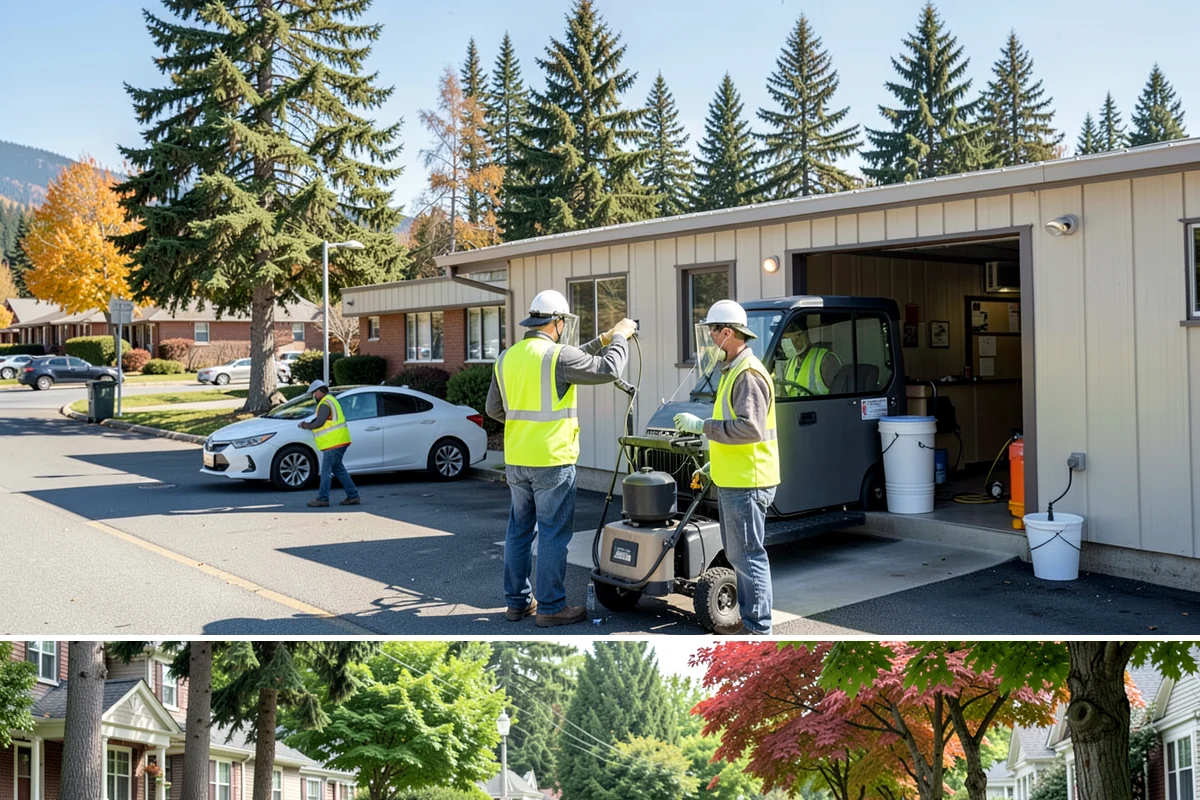 Port Facility Grounds Maintenance in Beaux Arts Village, King County, WA - Public waterfront areas receive their most intensive detailing ahead of the summer tourism and event season.