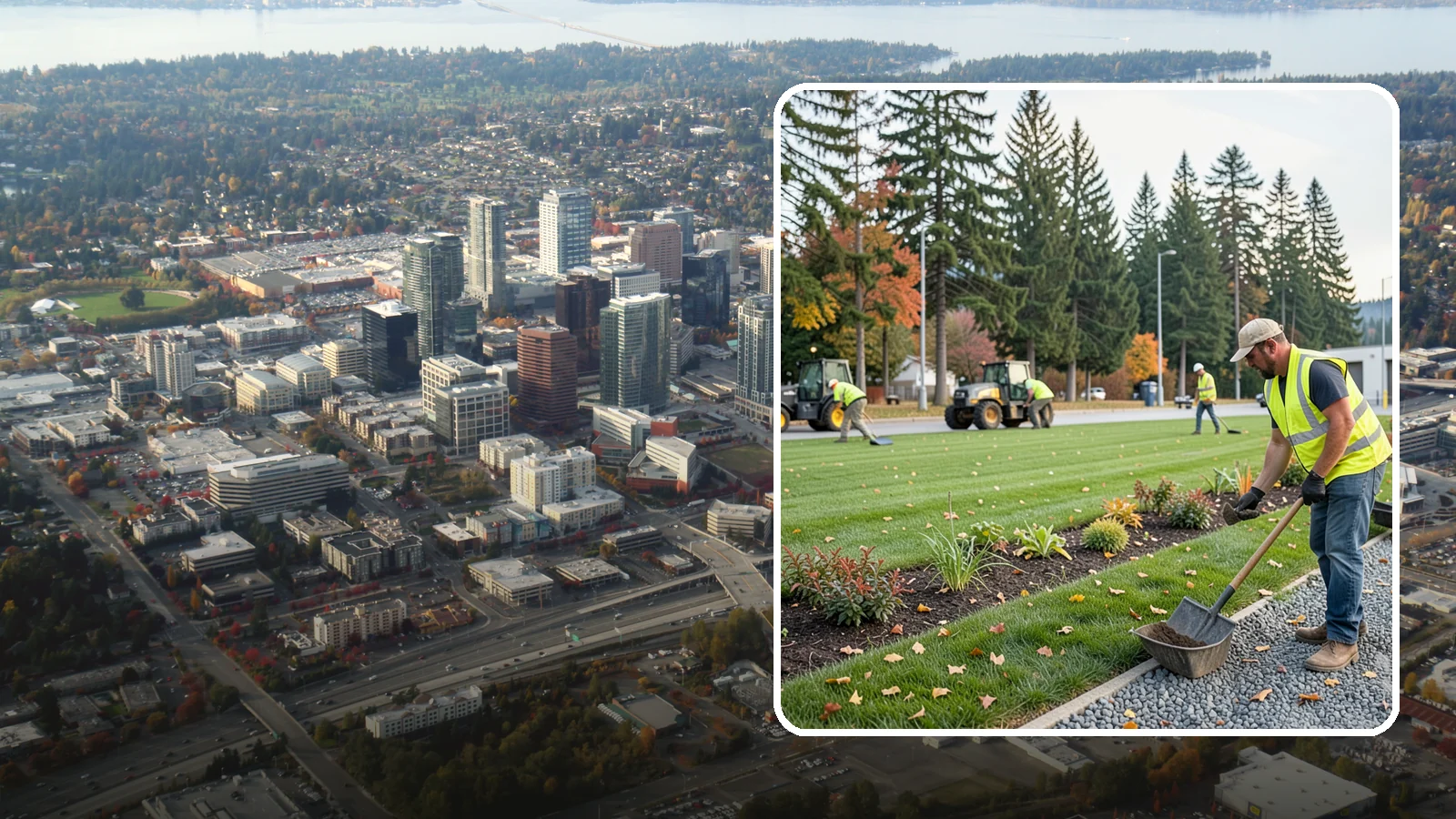 Port Facility Grounds Maintenance in Bellevue, King County, WA - Grounds maintenance for port authority terminals, marinas, and industrial properties in Western Washington.