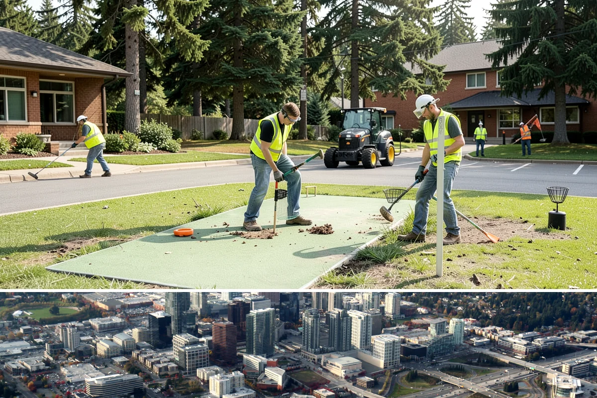 Port Facility Grounds Maintenance in Bellevue, King County, WA - Public waterfront areas receive their most intensive detailing ahead of the summer tourism and event season.