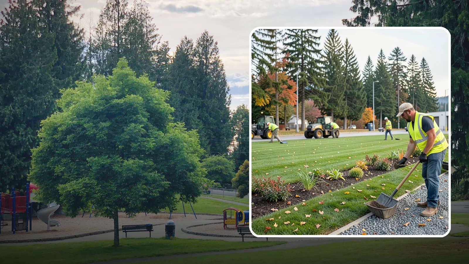 Port Facility Grounds Maintenance in Bonney Lake, Pierce County, WA - Grounds maintenance for port authority terminals, marinas, and industrial properties in Western Washington.