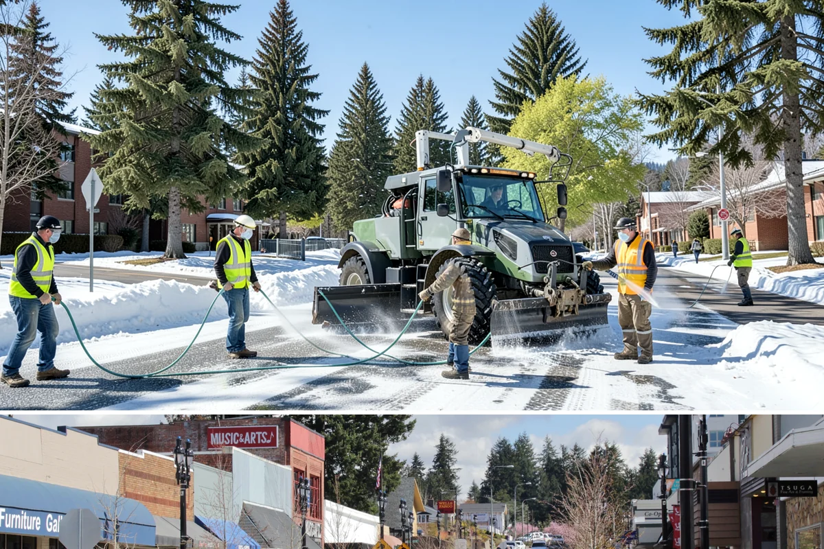Port Facility Grounds Maintenance in Bothell, King County, WA - Public waterfront areas receive their most intensive detailing ahead of the summer tourism and event season.