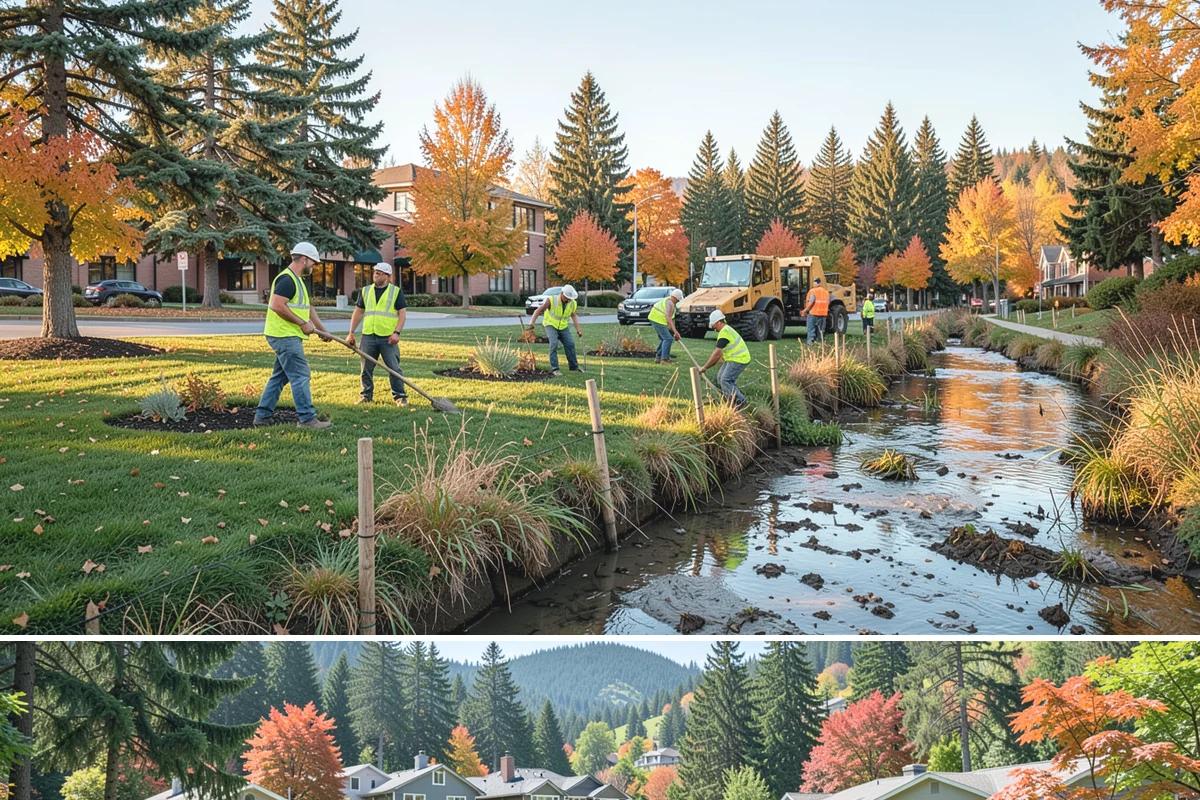 Port Facility Grounds Maintenance in Fircrest, Pierce County, WA - Public waterfront areas receive their most intensive detailing ahead of the summer tourism and event season.