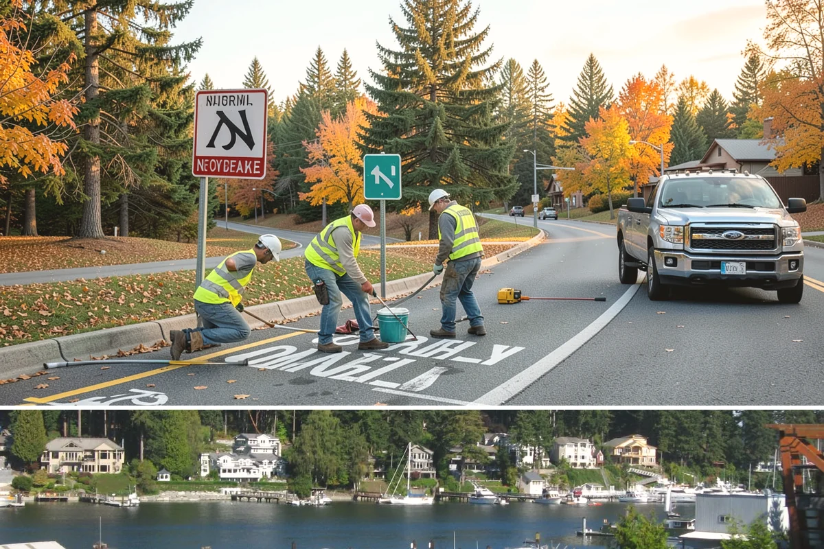 Port Facility Grounds Maintenance in Gig Harbor, Pierce County, WA - Public waterfront areas receive their most intensive detailing ahead of the summer tourism and event season.