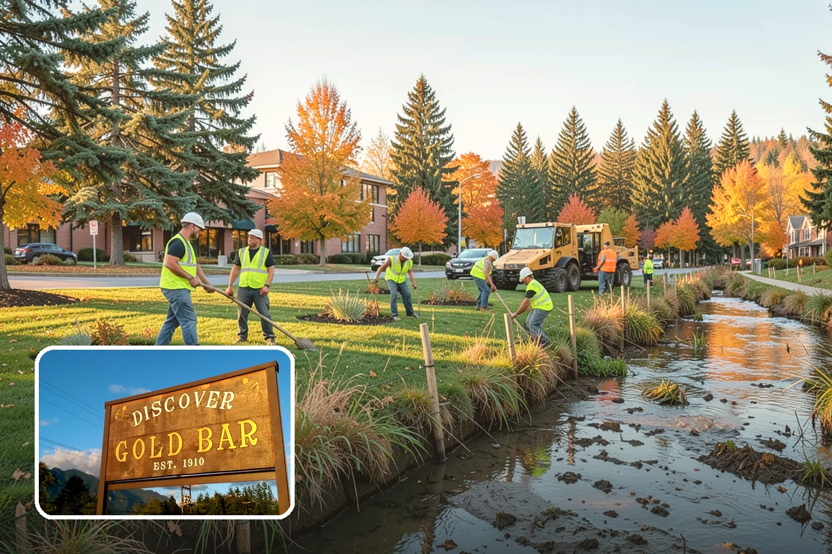 Port Facility Grounds Maintenance in Gold Bar, Snohomish County, WA - Crews prepared for credentialed and secured port zones