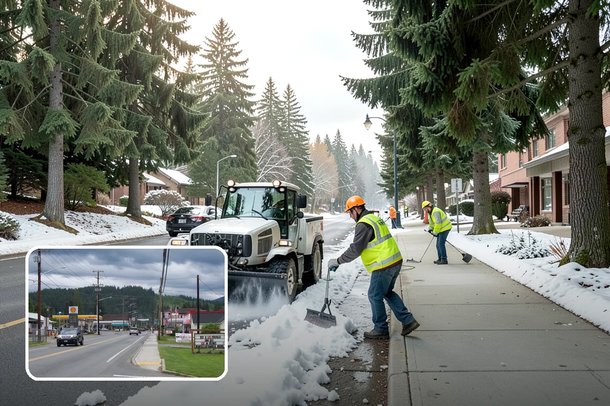 Port Facility Grounds Maintenance in Granite Falls, Snohomish County, WA - Crews prepared for credentialed and secured port zones