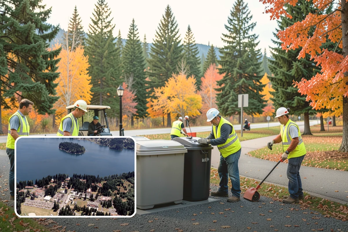 Port Facility Grounds Maintenance in Lakewood, Pierce County, WA - Crews prepared for credentialed and secured port zones