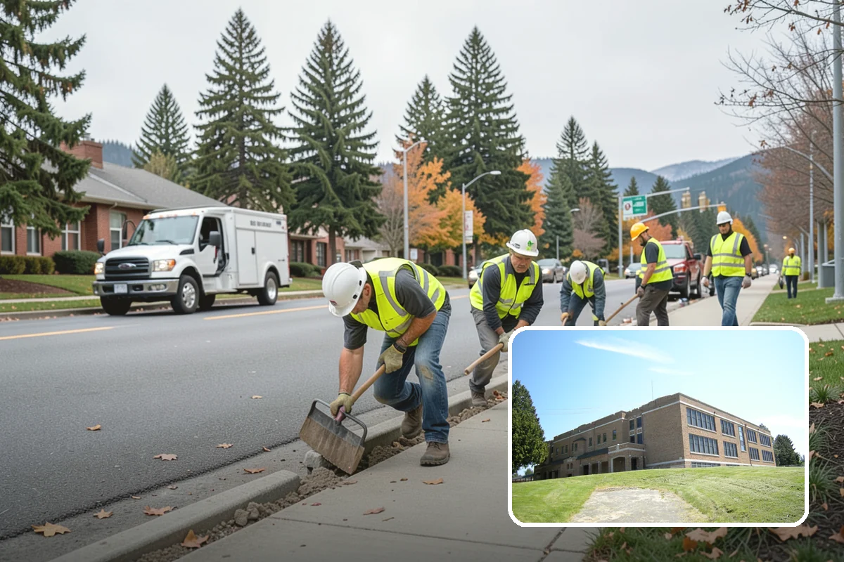 Port Facility Grounds Maintenance in Maple Valley, King County, WA - Crews prepared for credentialed and secured port zones