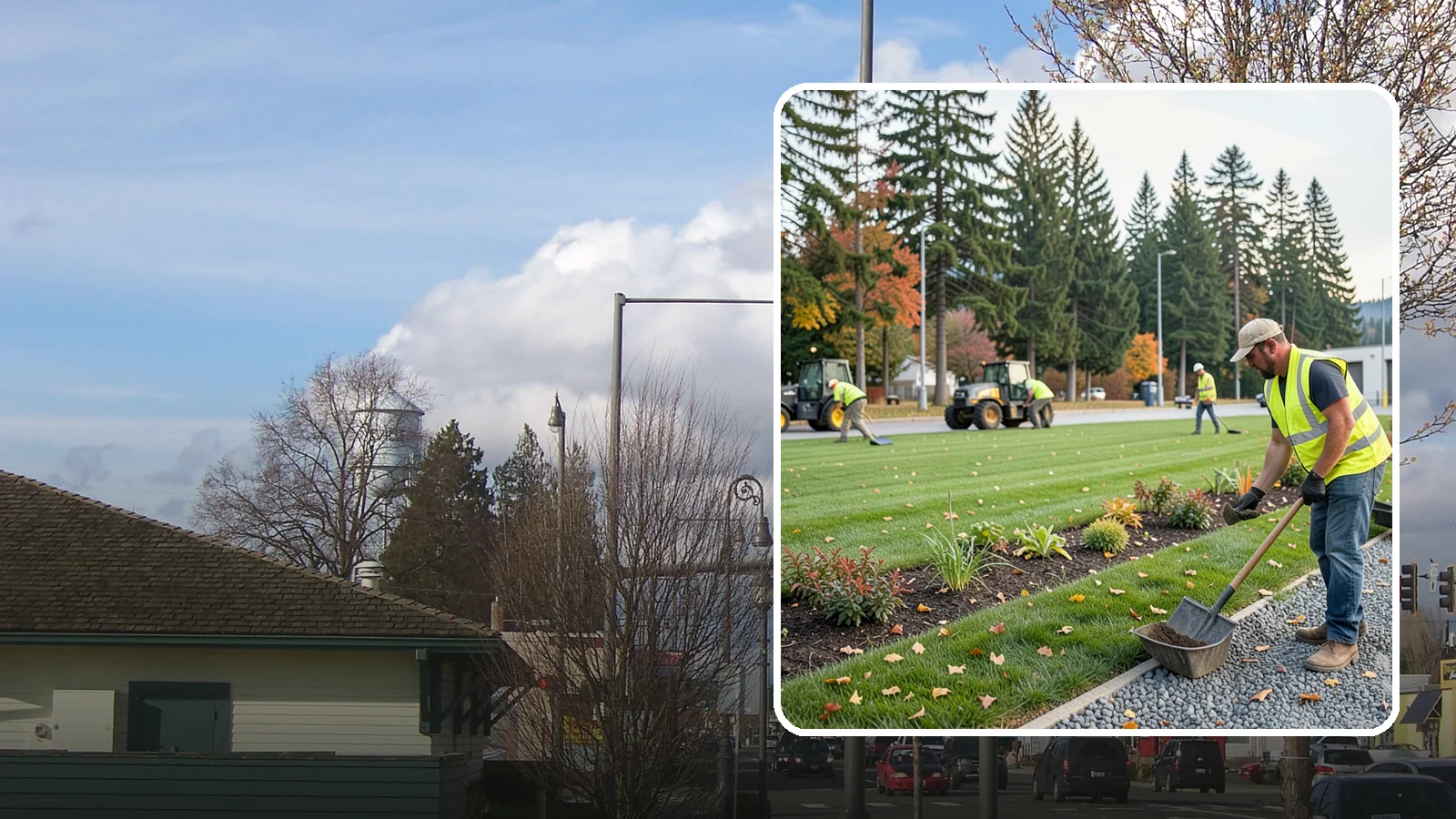 Port Facility Grounds Maintenance in Marysville, Snohomish County, WA - Grounds maintenance for port authority terminals, marinas, and industrial properties in Western Washington.