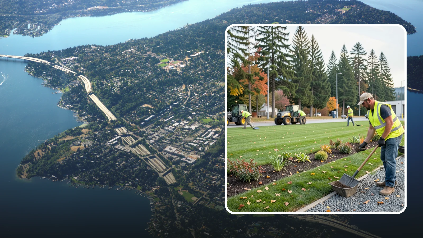 Port Facility Grounds Maintenance in Mercer Island, King County, WA - Grounds maintenance for port authority terminals, marinas, and industrial properties in Western Washington.