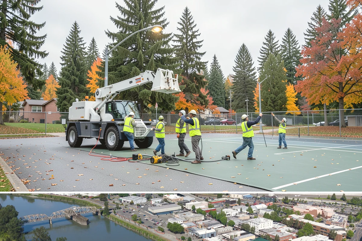 Port Facility Grounds Maintenance in Mount Vernon, Skagit County, WA - Public waterfront areas receive their most intensive detailing ahead of the summer tourism and event season.