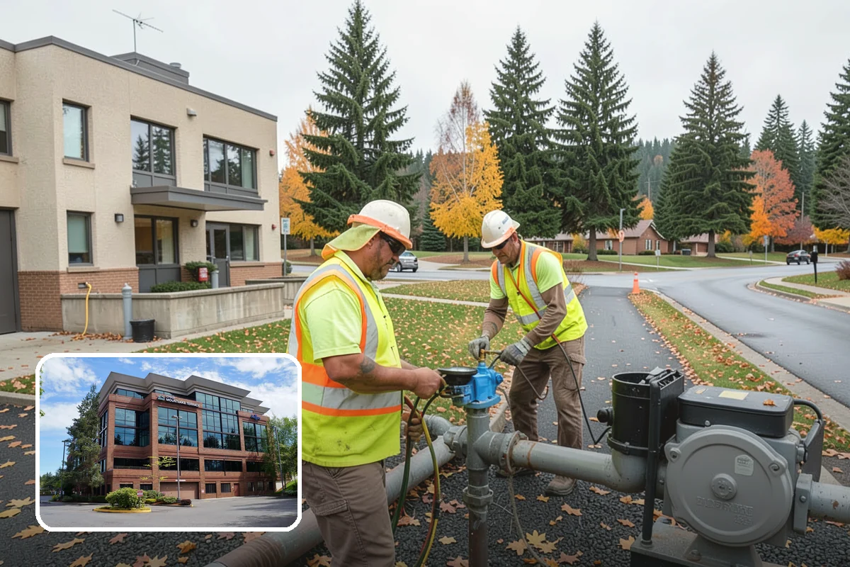 Port Facility Grounds Maintenance in Mountlake Terrace, Snohomish County, WA - Crews prepared for credentialed and secured port zones