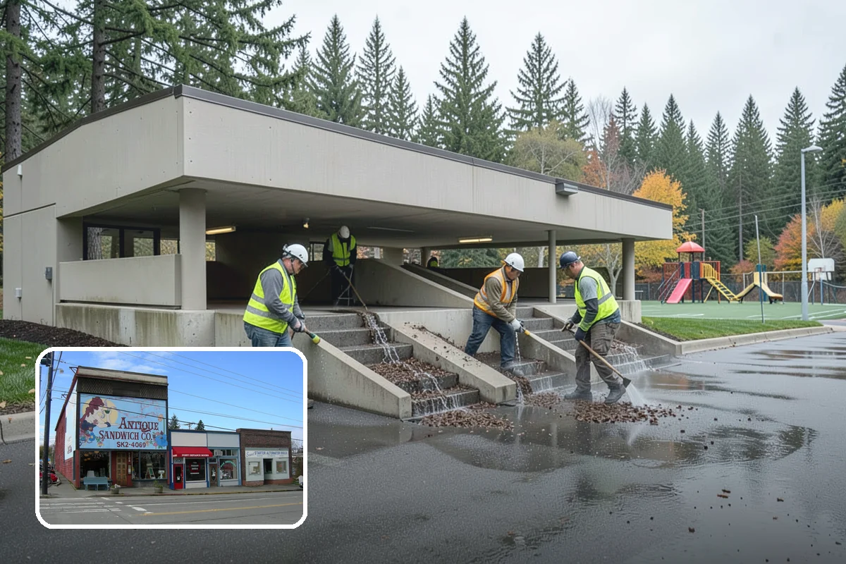 Port Facility Grounds Maintenance in Ruston, Pierce County, WA - Crews prepared for credentialed and secured port zones