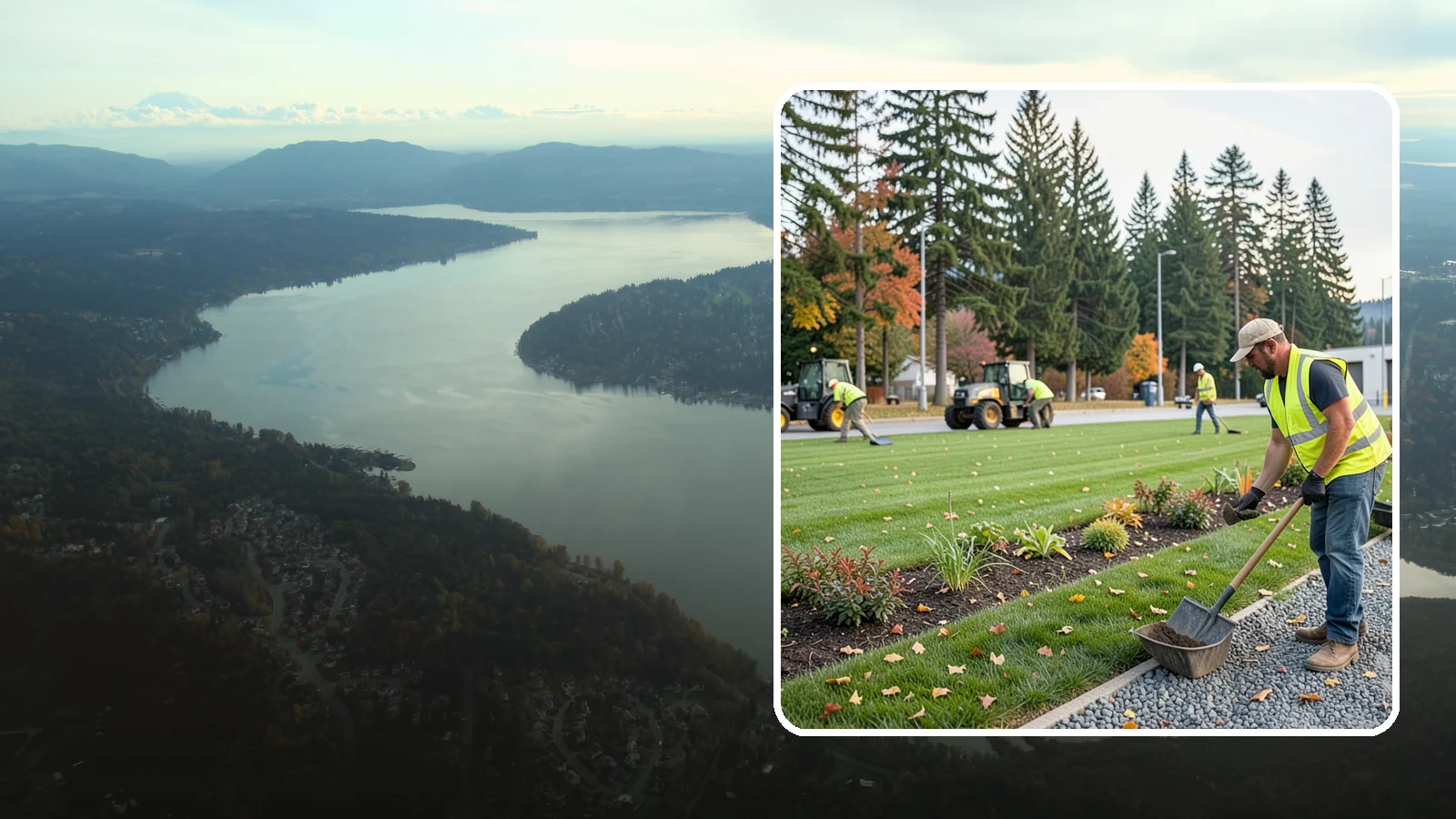 Port Facility Grounds Maintenance in Sammamish, King County, WA - Grounds maintenance for port authority terminals, marinas, and industrial properties in Western Washington.