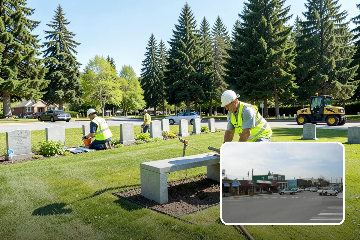 Port Facility Grounds Maintenance in Stanwood, Snohomish County, WA - Crews prepared for credentialed and secured port zones