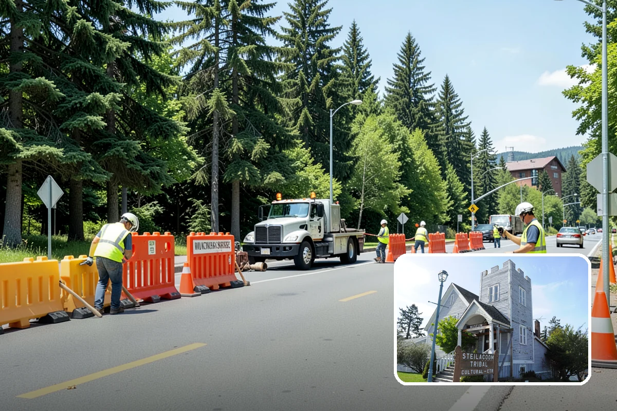 Port Facility Grounds Maintenance in Steilacoom, Pierce County, WA - Crews prepared for credentialed and secured port zones