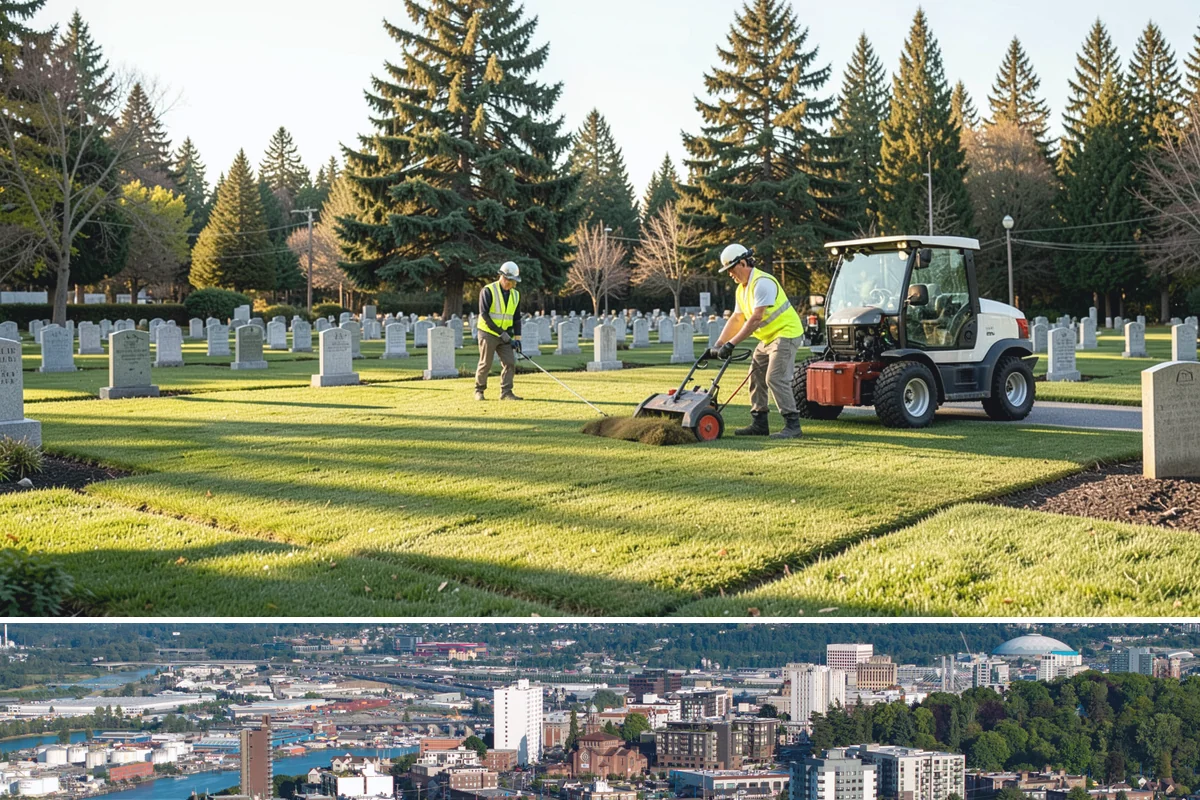 Port Facility Grounds Maintenance in Tacoma, Pierce County, WA - Public waterfront areas receive their most intensive detailing ahead of the summer tourism and event season.