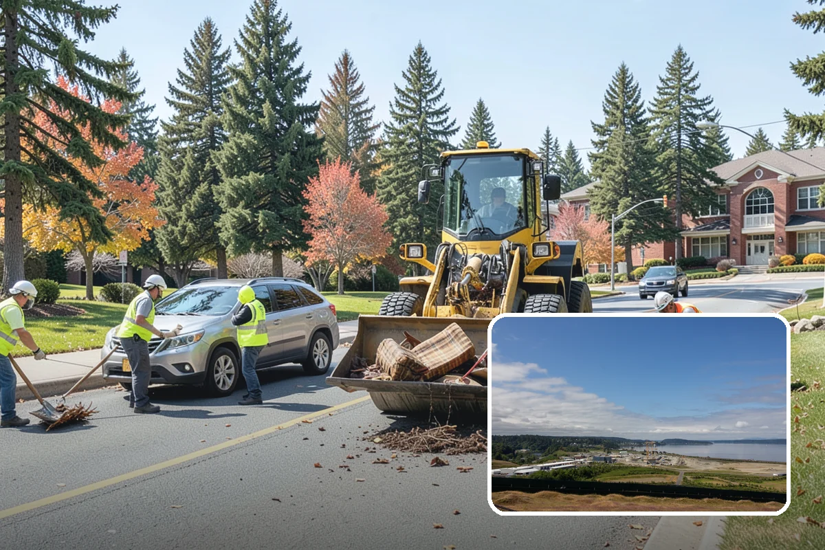 Port Facility Grounds Maintenance in University Place, Pierce County, WA - Crews prepared for credentialed and secured port zones