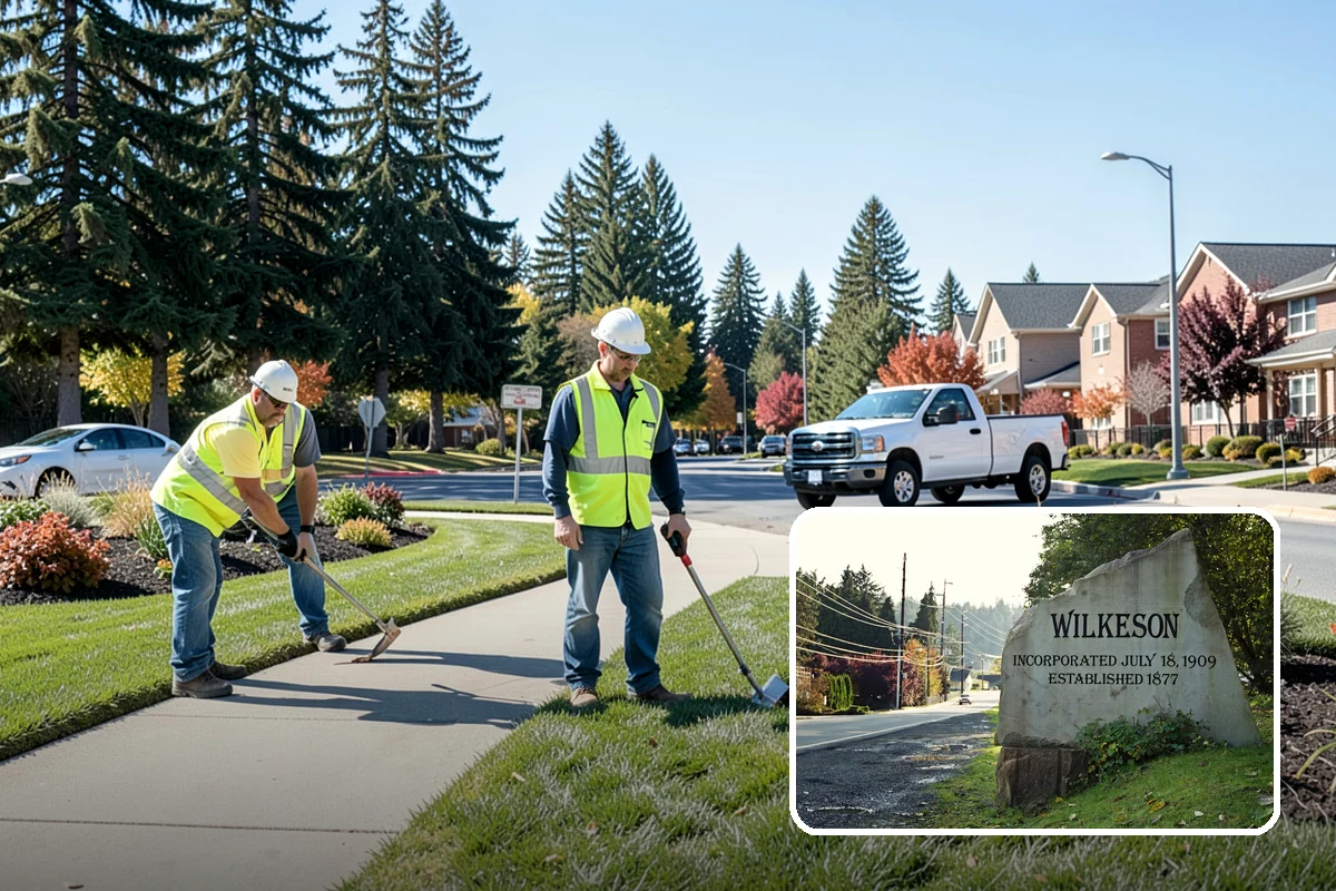 Port Facility Grounds Maintenance in Wilkeson, Pierce County, WA - Crews prepared for credentialed and secured port zones