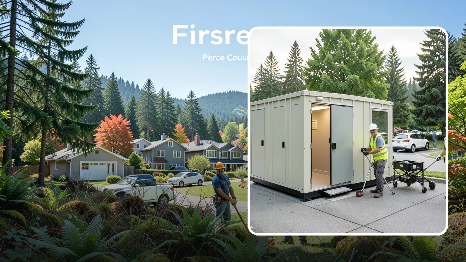 Portable Restroom Coordination in Fircrest, Pierce County, WA - Coordination of portable restroom services for Western Washington municipal events and public sites.
