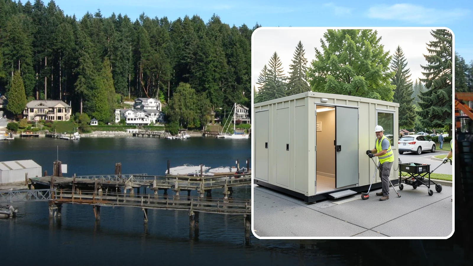 Portable Restroom Coordination in Gig Harbor, Pierce County, WA - Coordination of portable restroom services for Western Washington municipal events and public sites.