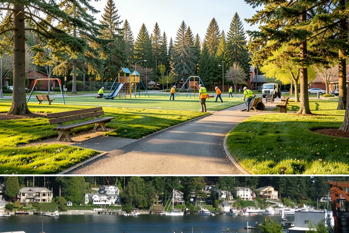 Portable Restroom Coordination in Gig Harbor, Pierce County, WA - Coordination peaks in summer when outdoor festivals and markets draw the largest crowds.