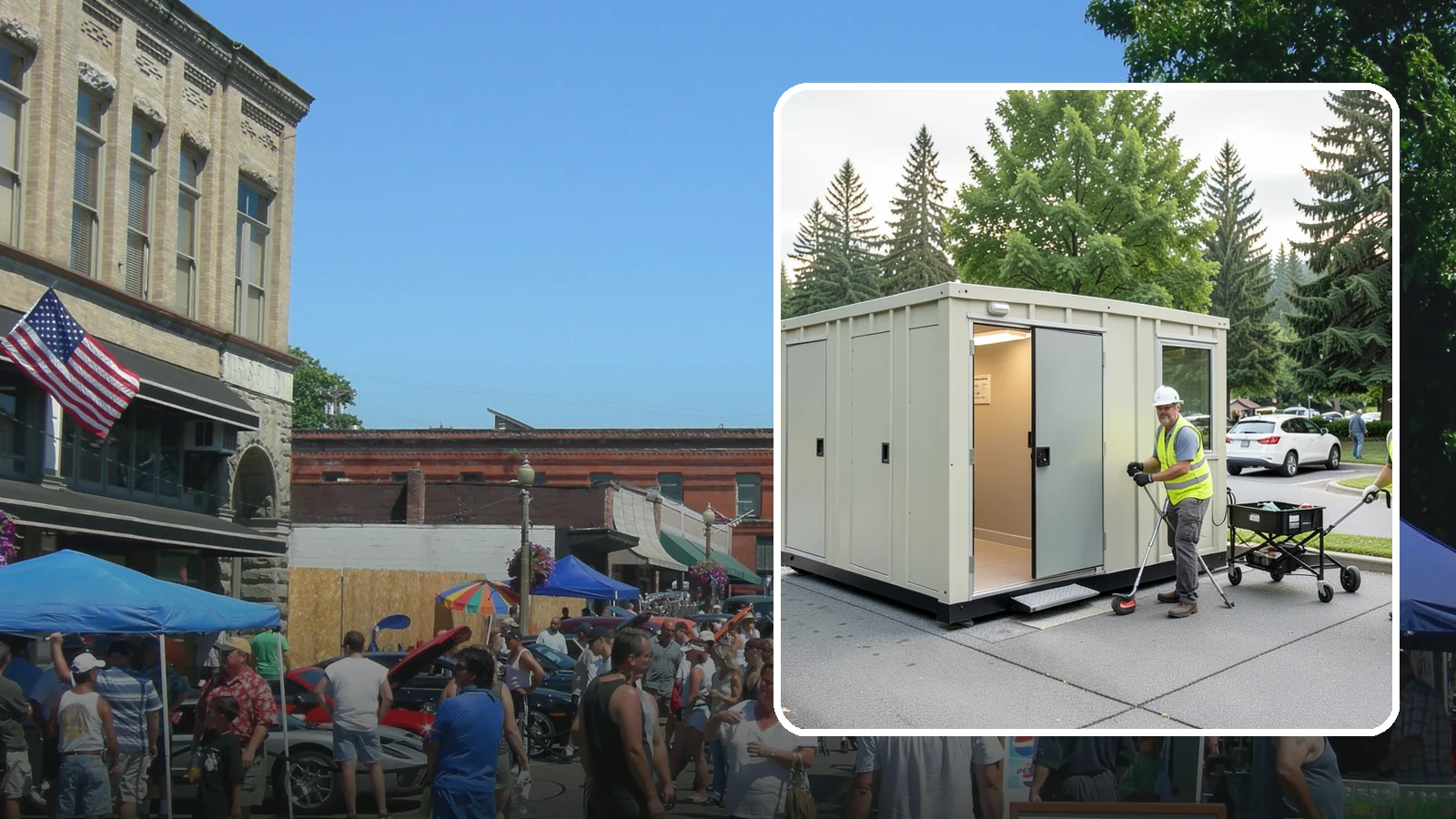 Portable Restroom Coordination in Snohomish, Snohomish County, WA - Coordination of portable restroom services for Western Washington municipal events and public sites.