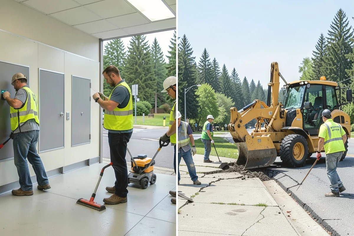 Portable Restroom Coordination in Steilacoom, Pierce County, WA - Estimate restroom needs from attendance and event length