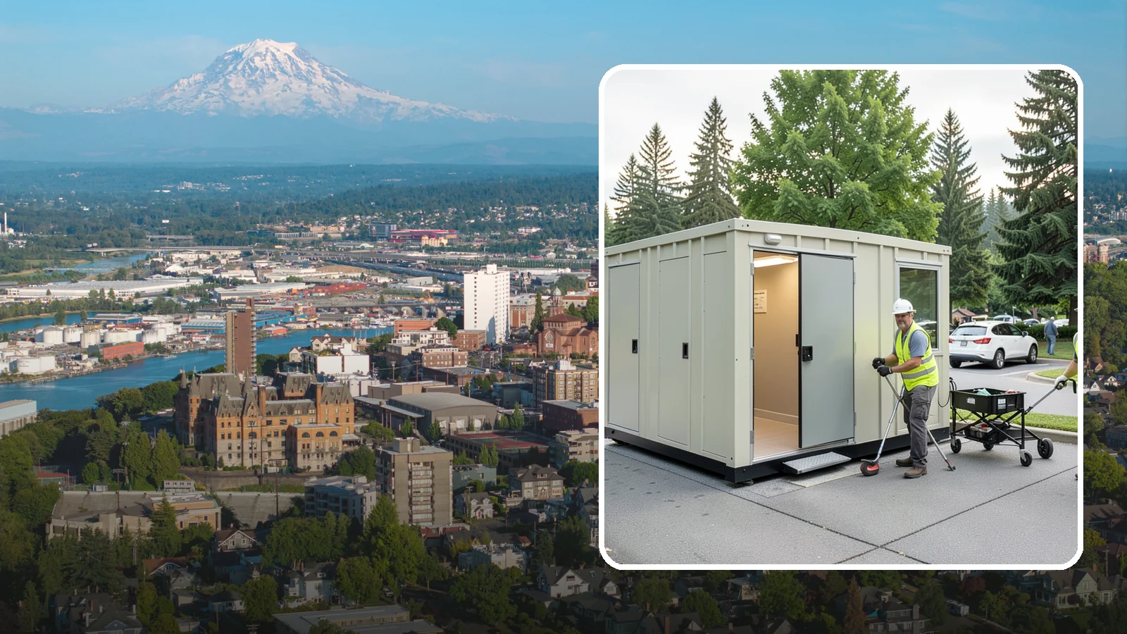 Portable Restroom Coordination in Tacoma, Pierce County, WA - Coordination of portable restroom services for Western Washington municipal events and public sites.