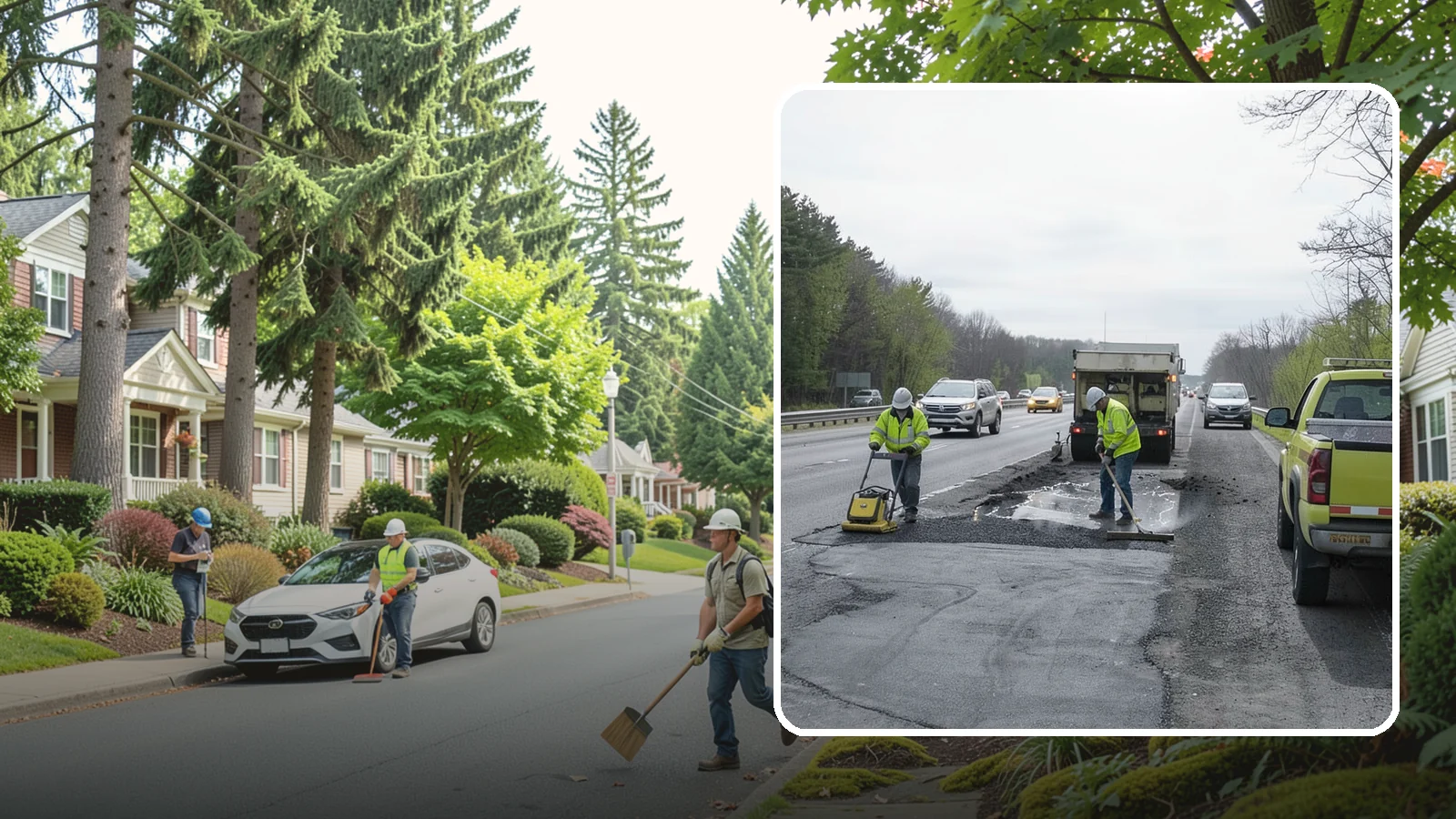 Pothole Repair in Beaux Arts Village, King County, WA - Prompt pothole patching restores safe pavement and limits agency liability on public roads.