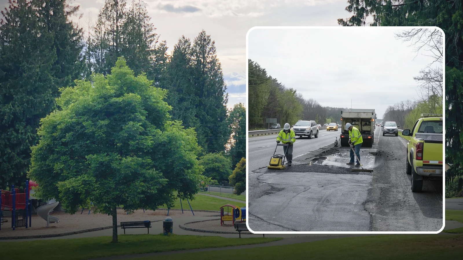 Pothole Repair in Bonney Lake, Pierce County, WA - Prompt pothole patching restores safe pavement and limits agency liability on public roads.
