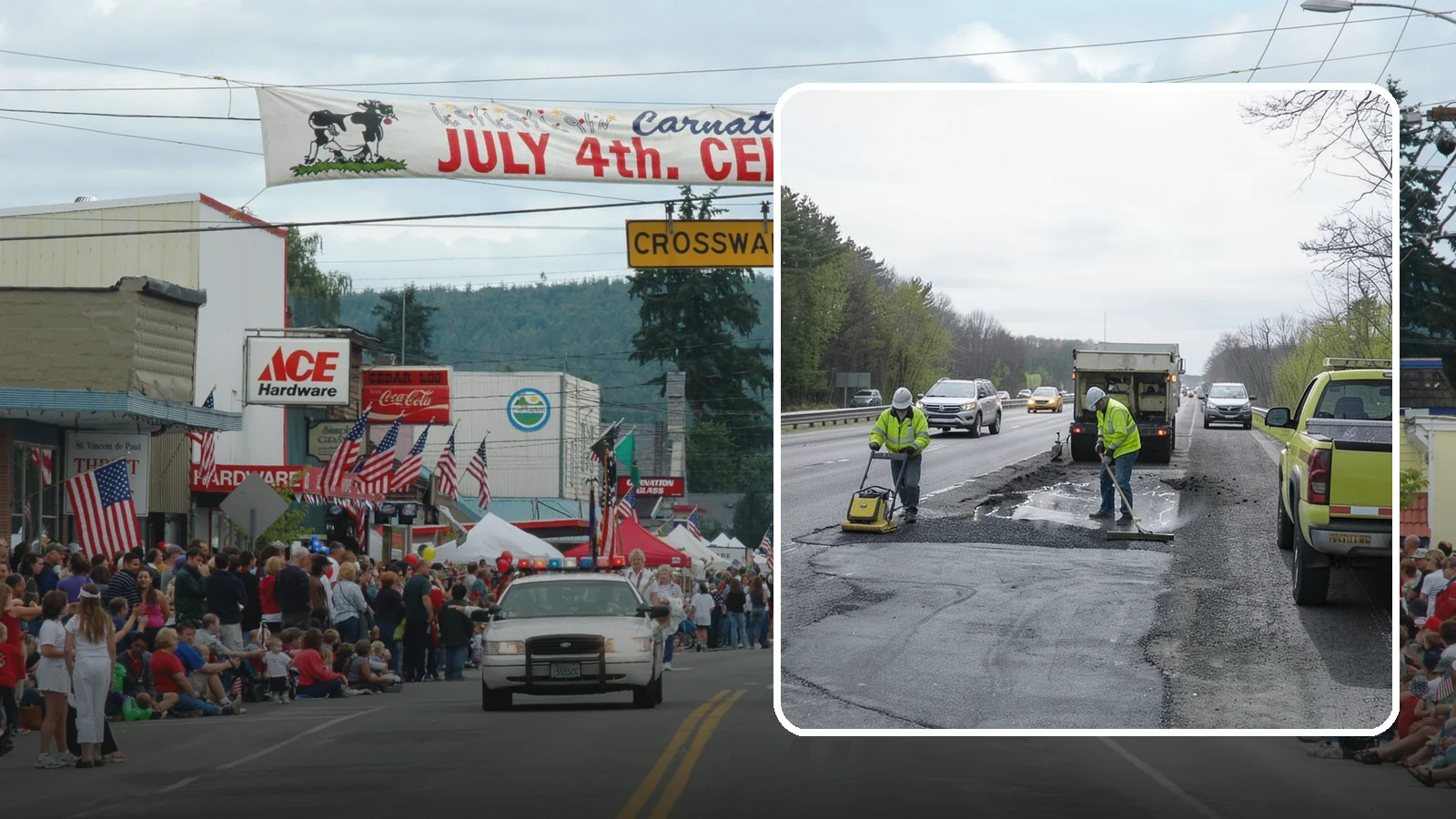 Pothole Repair in Carnation, King County, WA - Prompt pothole patching restores safe pavement and limits agency liability on public roads.