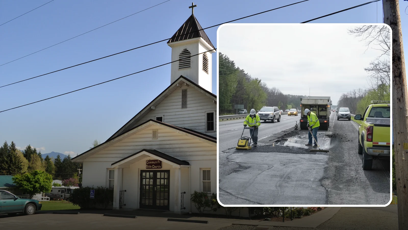 Pothole Repair in Concrete, Skagit County, WA - Prompt pothole patching restores safe pavement and limits agency liability on public roads.