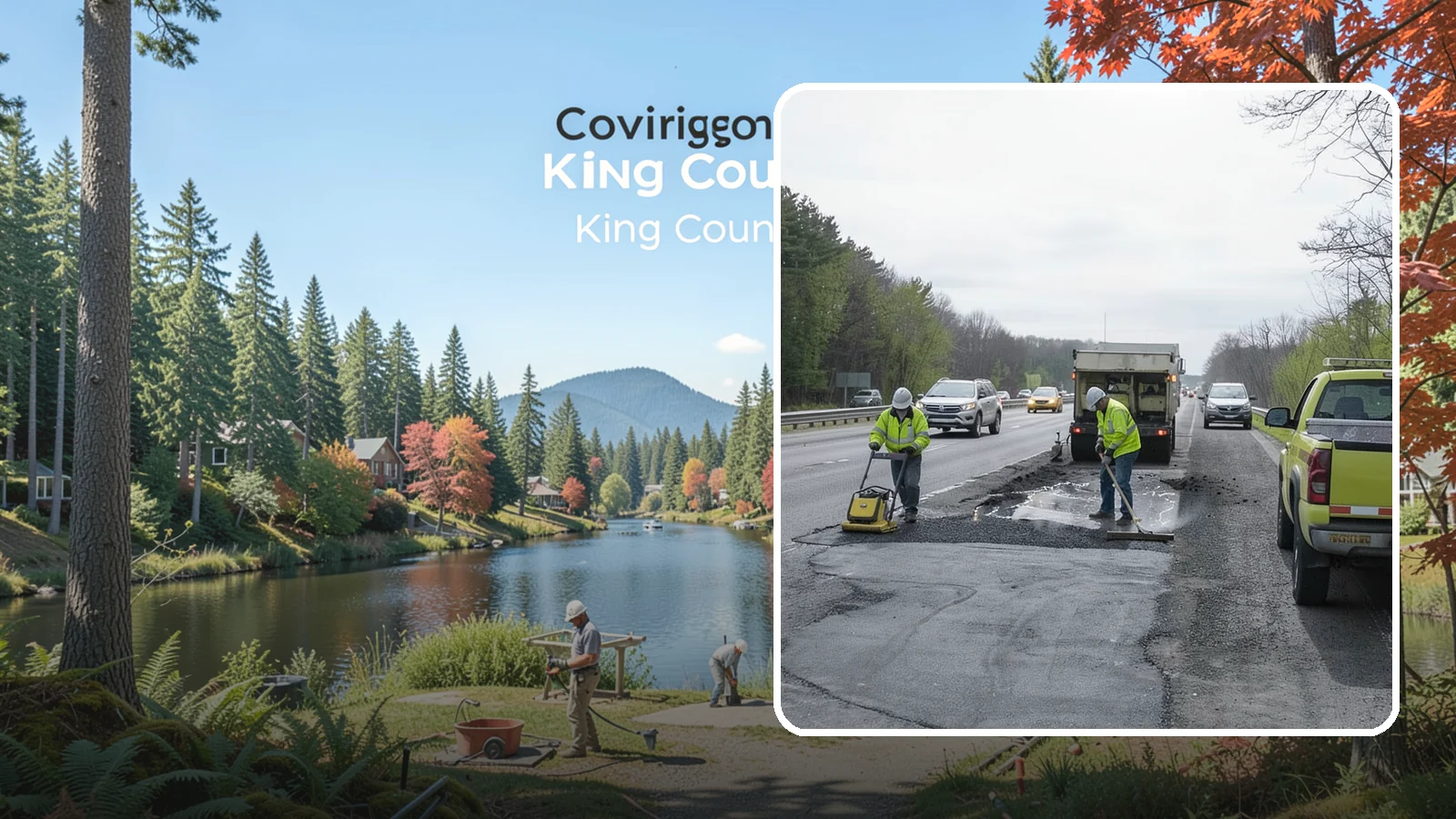 Pothole Repair in Covington, King County, WA - Prompt pothole patching restores safe pavement and limits agency liability on public roads.