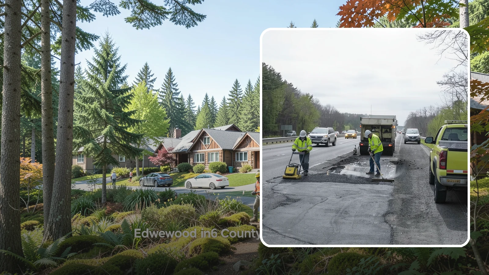 Pothole Repair in Edgewood, Pierce County, WA - Prompt pothole patching restores safe pavement and limits agency liability on public roads.