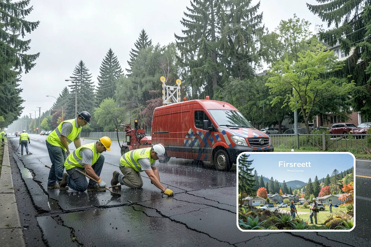 Pothole Repair in Fircrest, Pierce County, WA - Durable patches that resist raveling