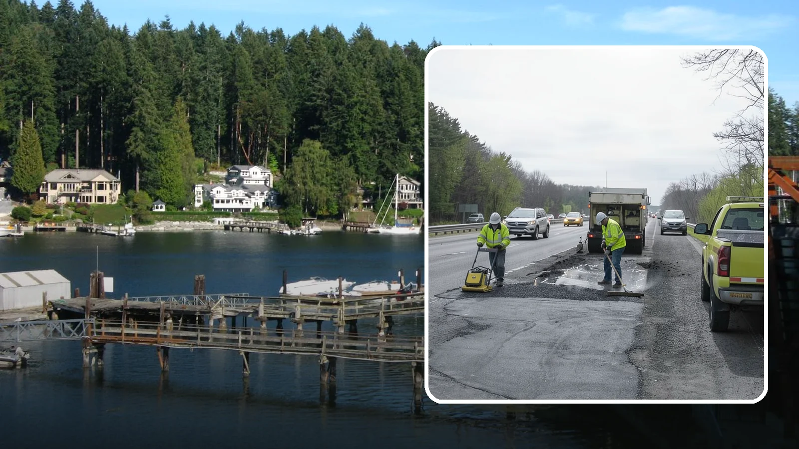 Pothole Repair in Gig Harbor, Pierce County, WA - Prompt pothole patching restores safe pavement and limits agency liability on public roads.