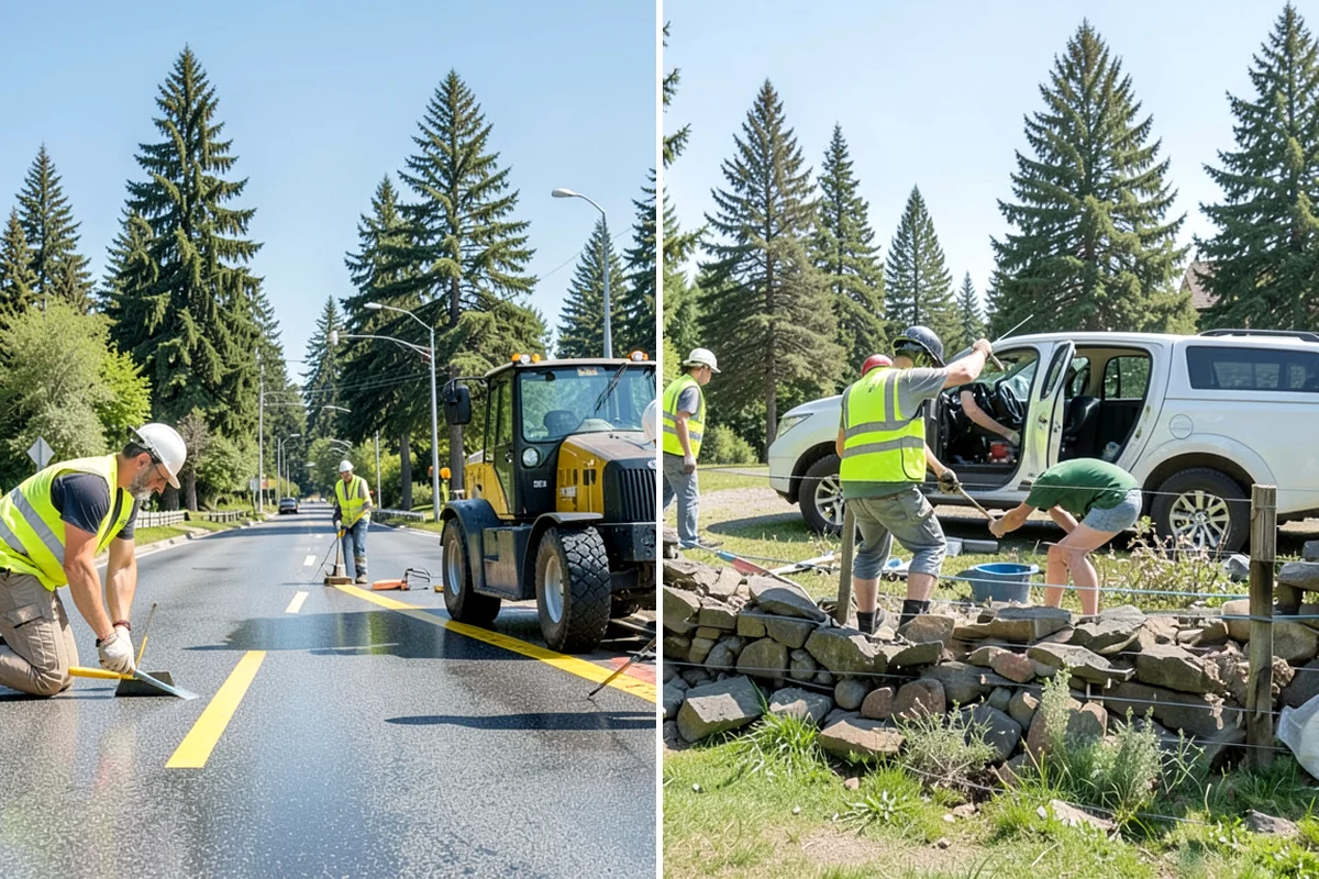 Pothole Repair in Gig Harbor, Pierce County, WA - Locate and prioritize failures by severity