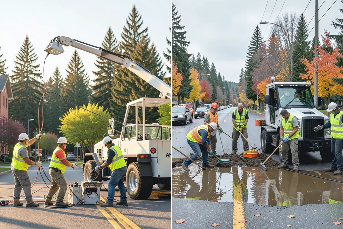 Pothole Repair in Gold Bar, Snohomish County, WA - Locate and prioritize failures by severity