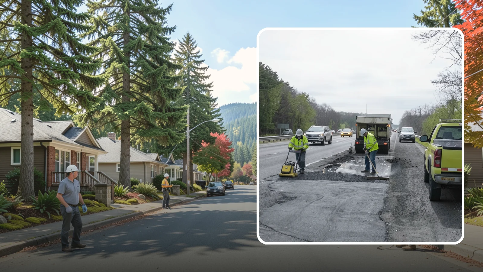 Pothole Repair in Hunts Point, King County, WA - Prompt pothole patching restores safe pavement and limits agency liability on public roads.