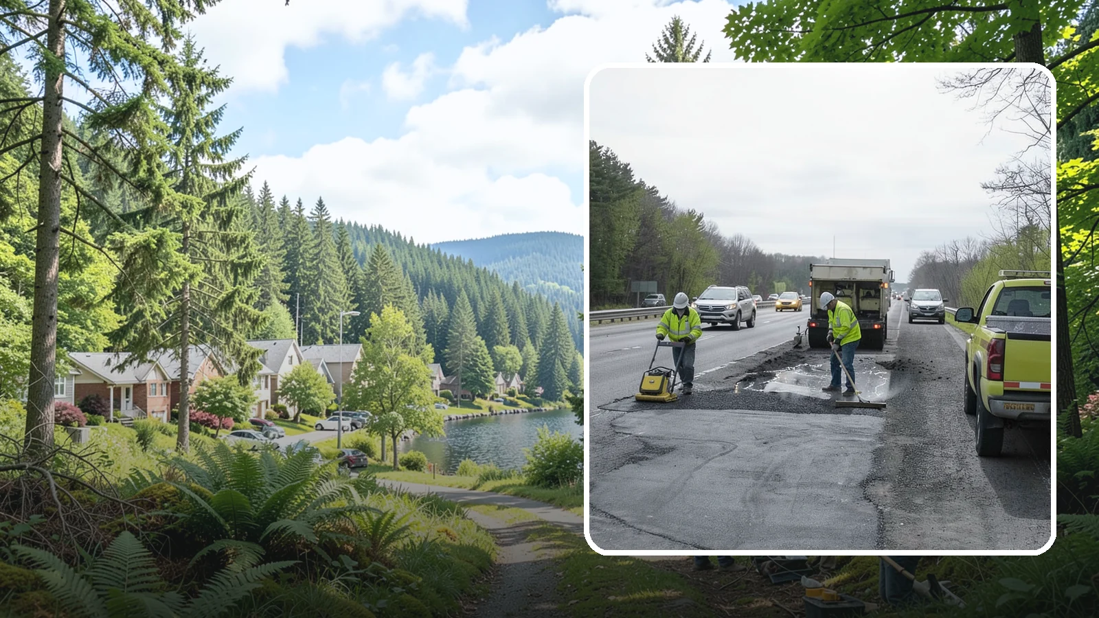 Pothole Repair in Lake Forest Park, King County, WA - Prompt pothole patching restores safe pavement and limits agency liability on public roads.