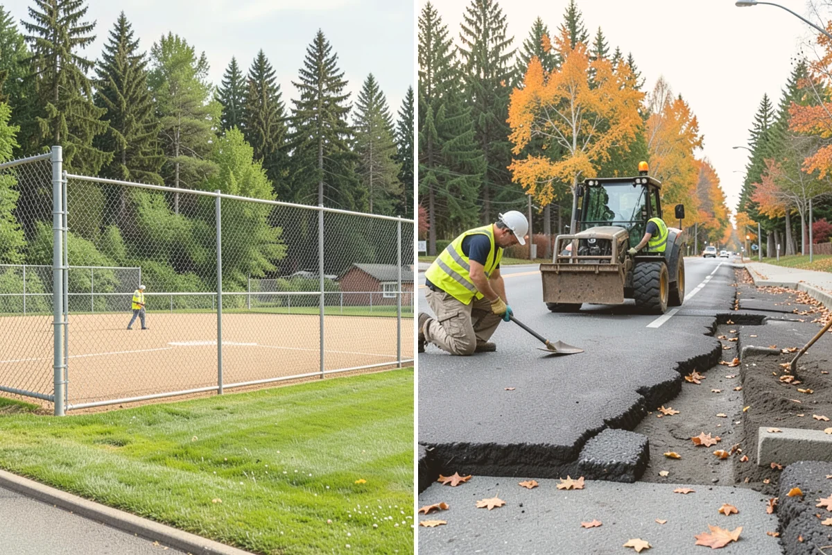 Pothole Repair in Langley, Island County, WA - Locate and prioritize failures by severity