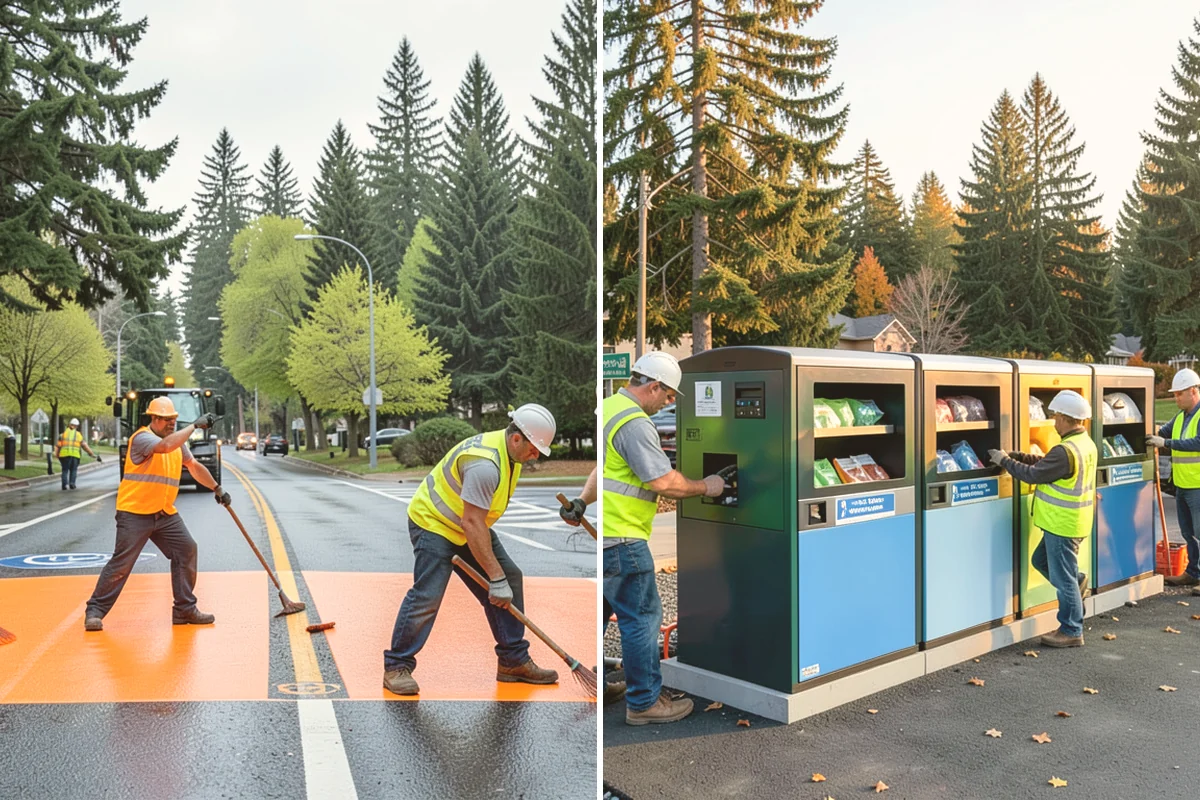 Pothole Repair in Milton, King County, WA - Locate and prioritize failures by severity